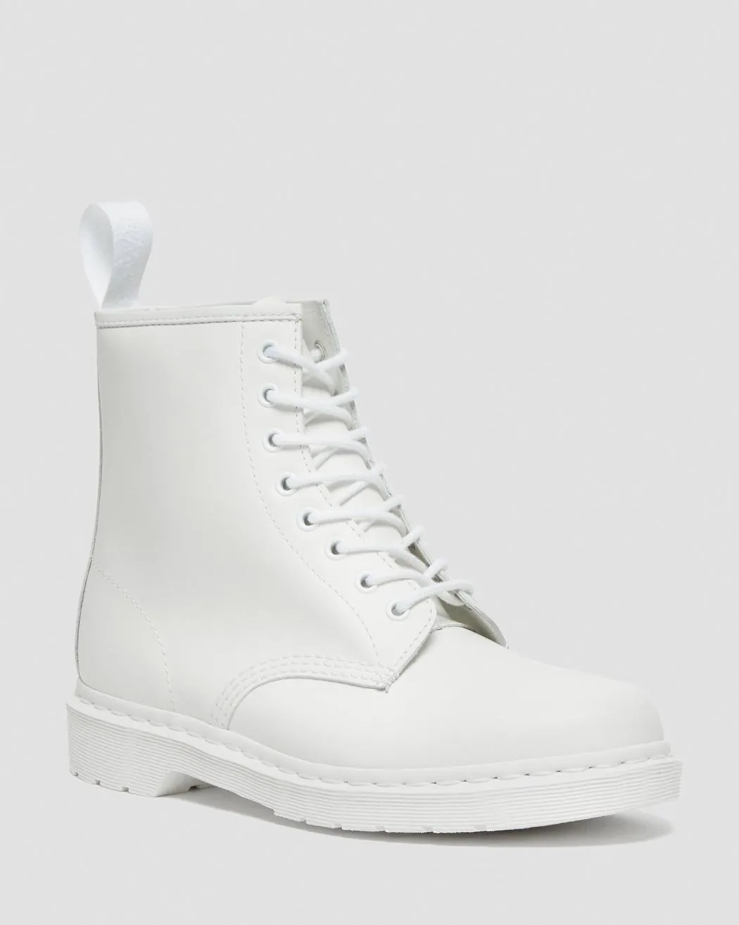 1460 Mono White Smooth Boot