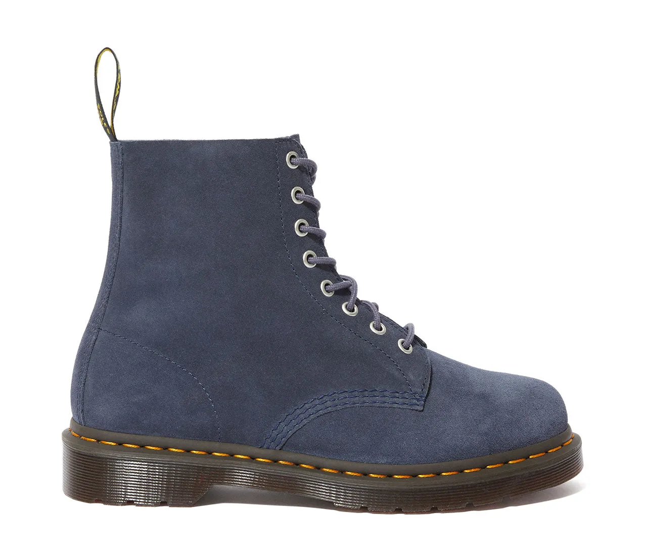 1460 Pascal Blue Suede Boots