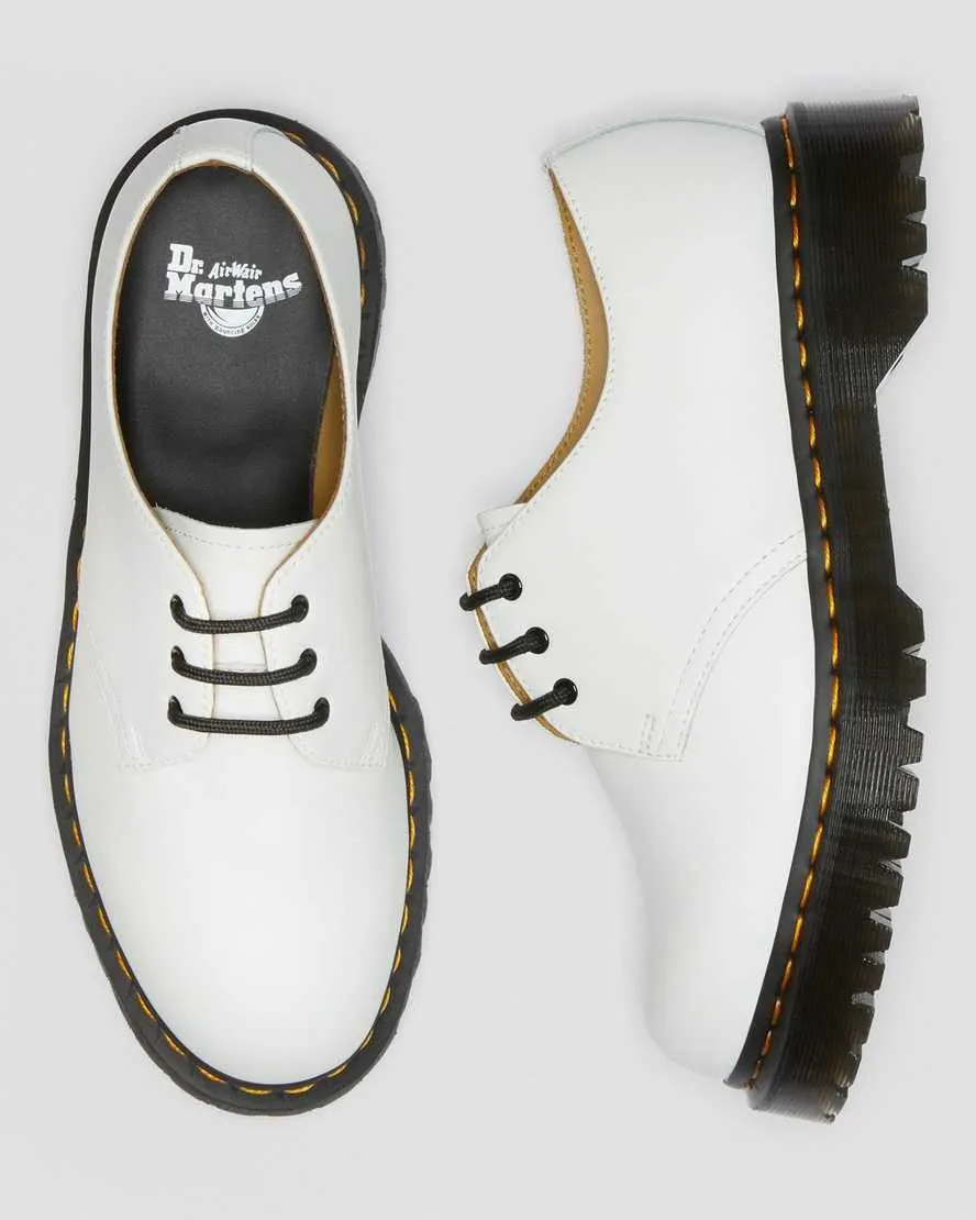 1461 Bex White Smooth Oxford Shoes