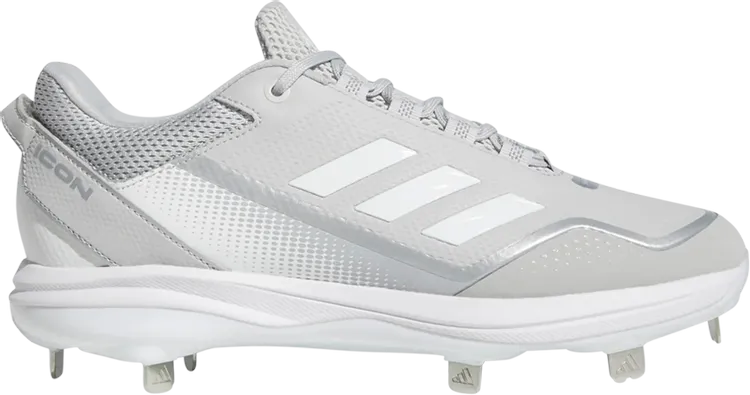 Adidas Icon 7 'Team Light Gray Silver Metallic' Boots, Gray