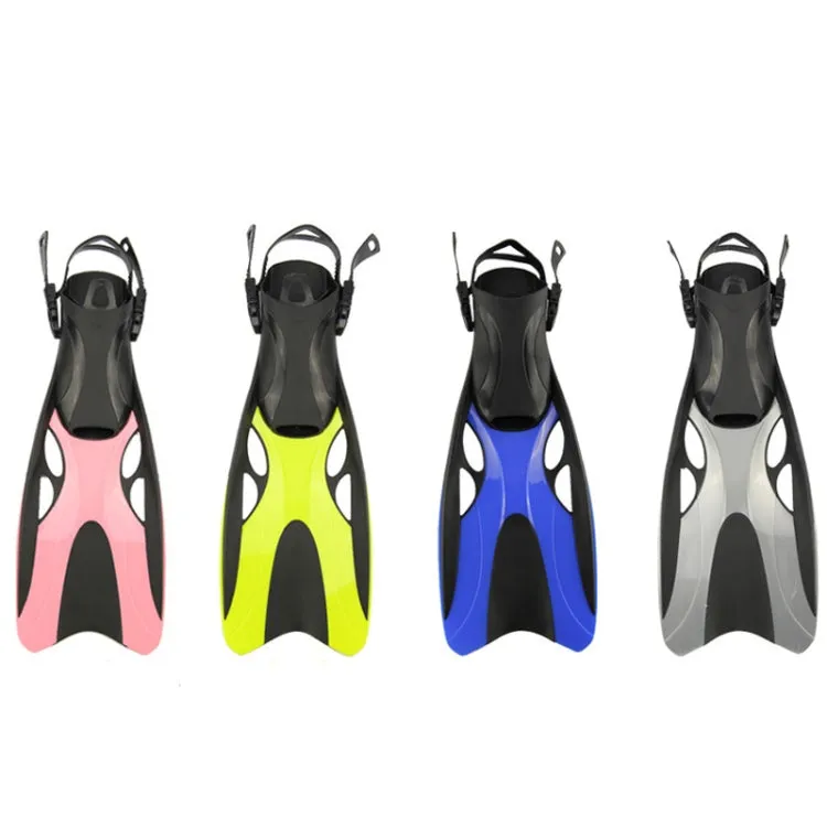 Adjustable Swimming Diving Fins Professional Diving Equipment For Adults, Size: M(Pink)