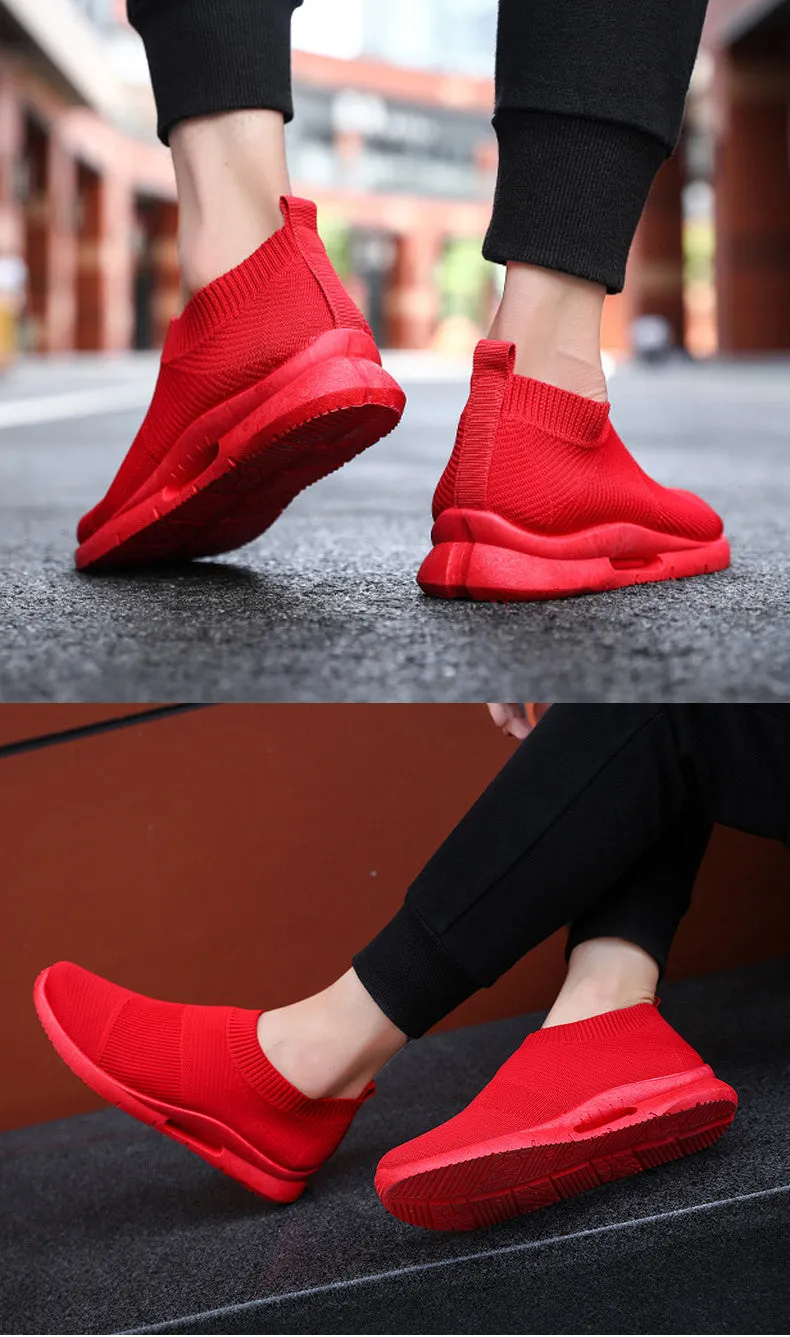 Air Walker Mesh Slip On Loafer Style Shoe Sneakers