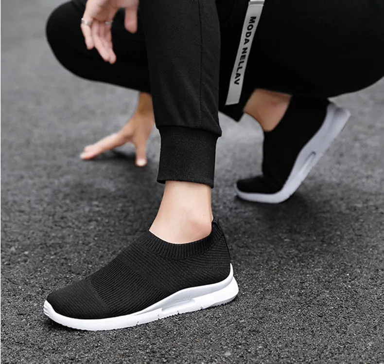 Air Walker Mesh Slip On Loafer Style Shoe Sneakers