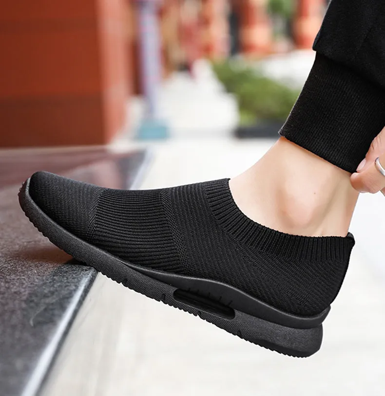 Air Walker Mesh Slip On Loafer Style Shoe Sneakers