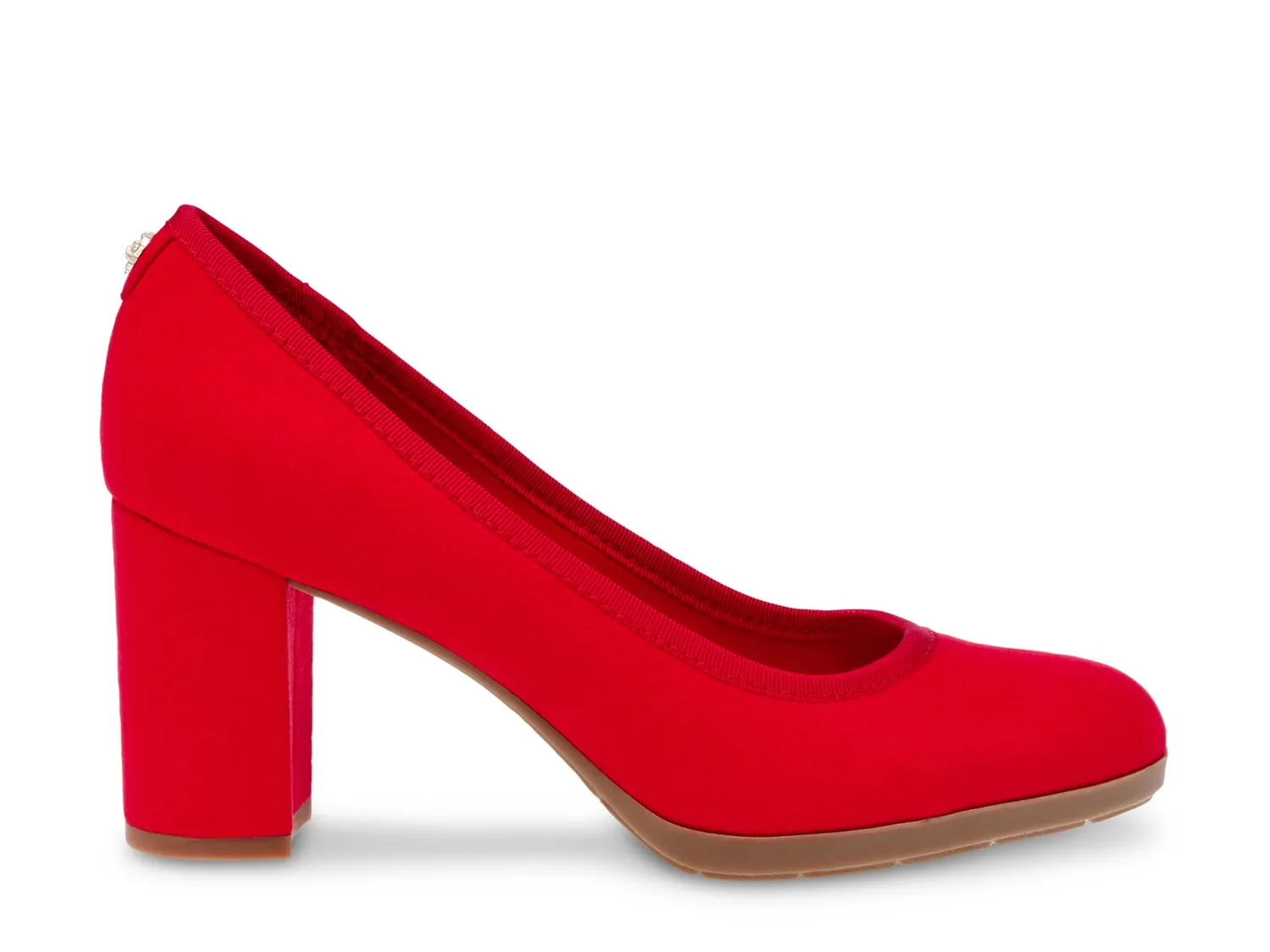 Anne Klein Castana Block Heel Shoes, Red