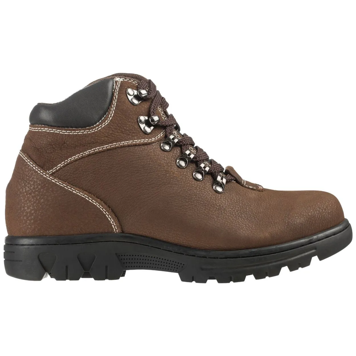 CALDEN Work-Style Elevator Boots (Nubuck Khaki Brown) - Three Inches - K228112