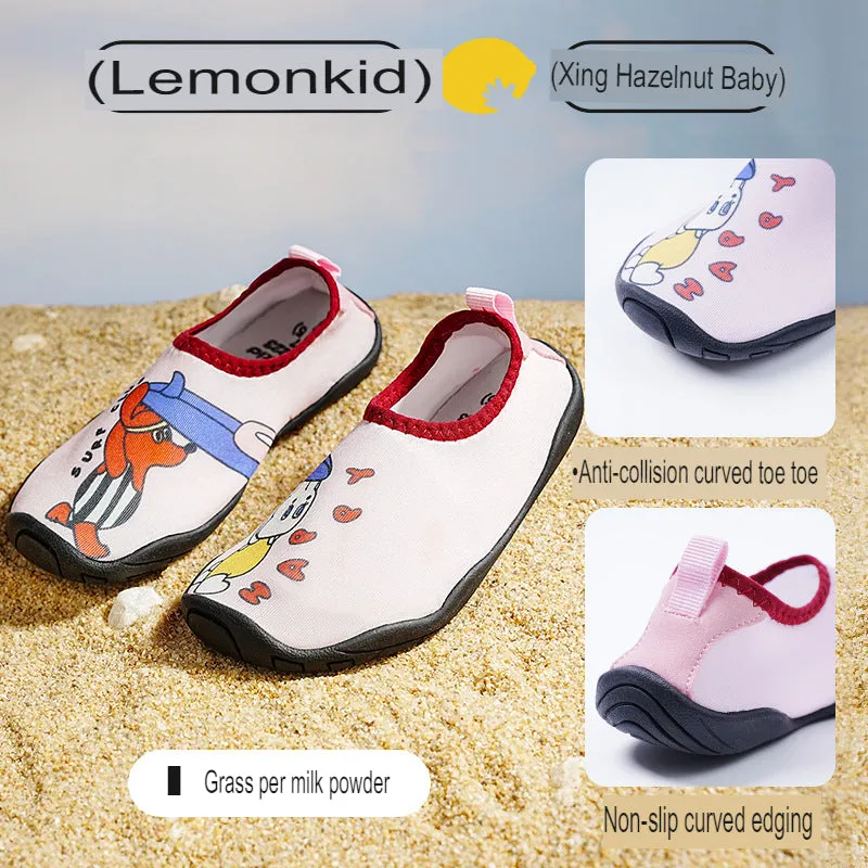 children's beach shoes for boys and girls, non-slip swimming shoes, soft-soled skin-fitting beach shoes, beach socks