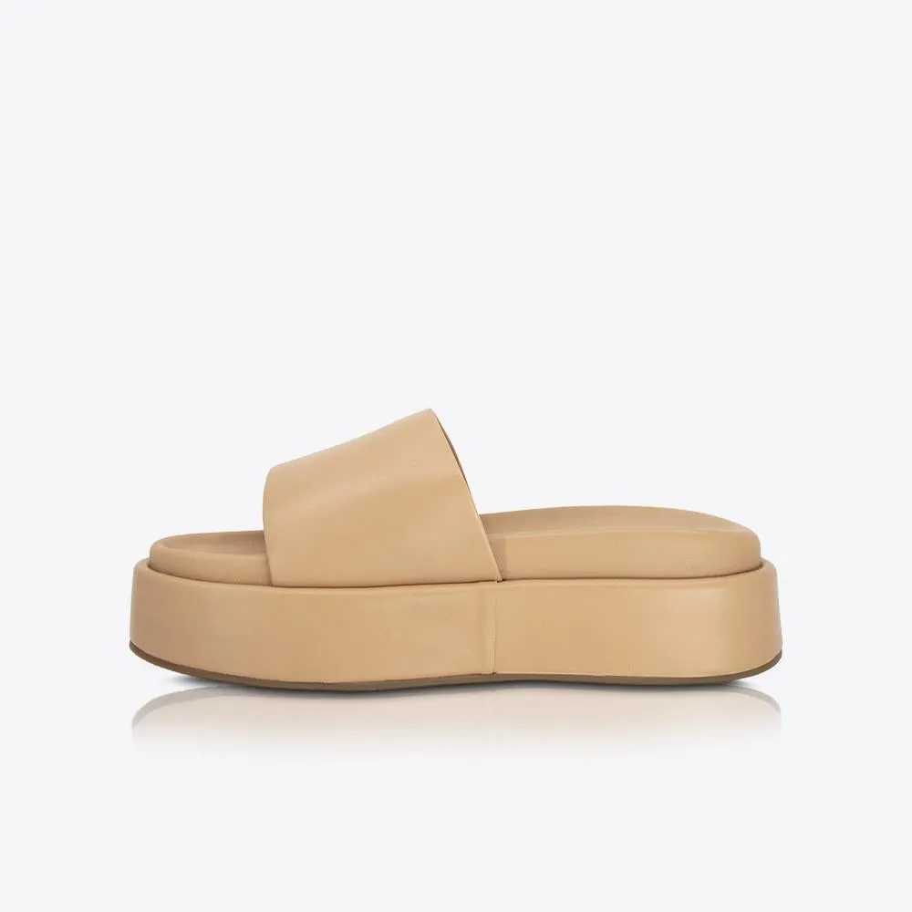 Dustin Flatform Tan