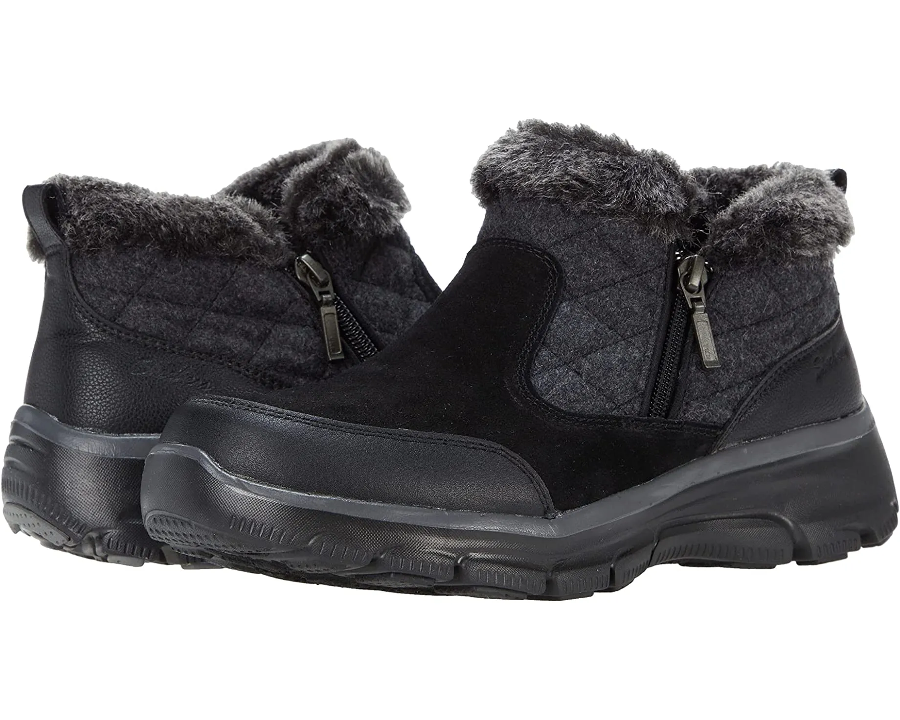 Easy Going boots - Warm Vibez SKECHERS, black