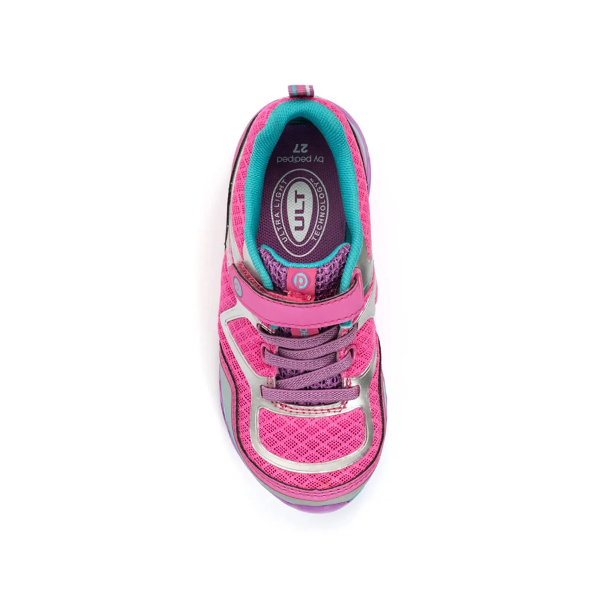 Flex Force Pink / Silver Athletic Shoes