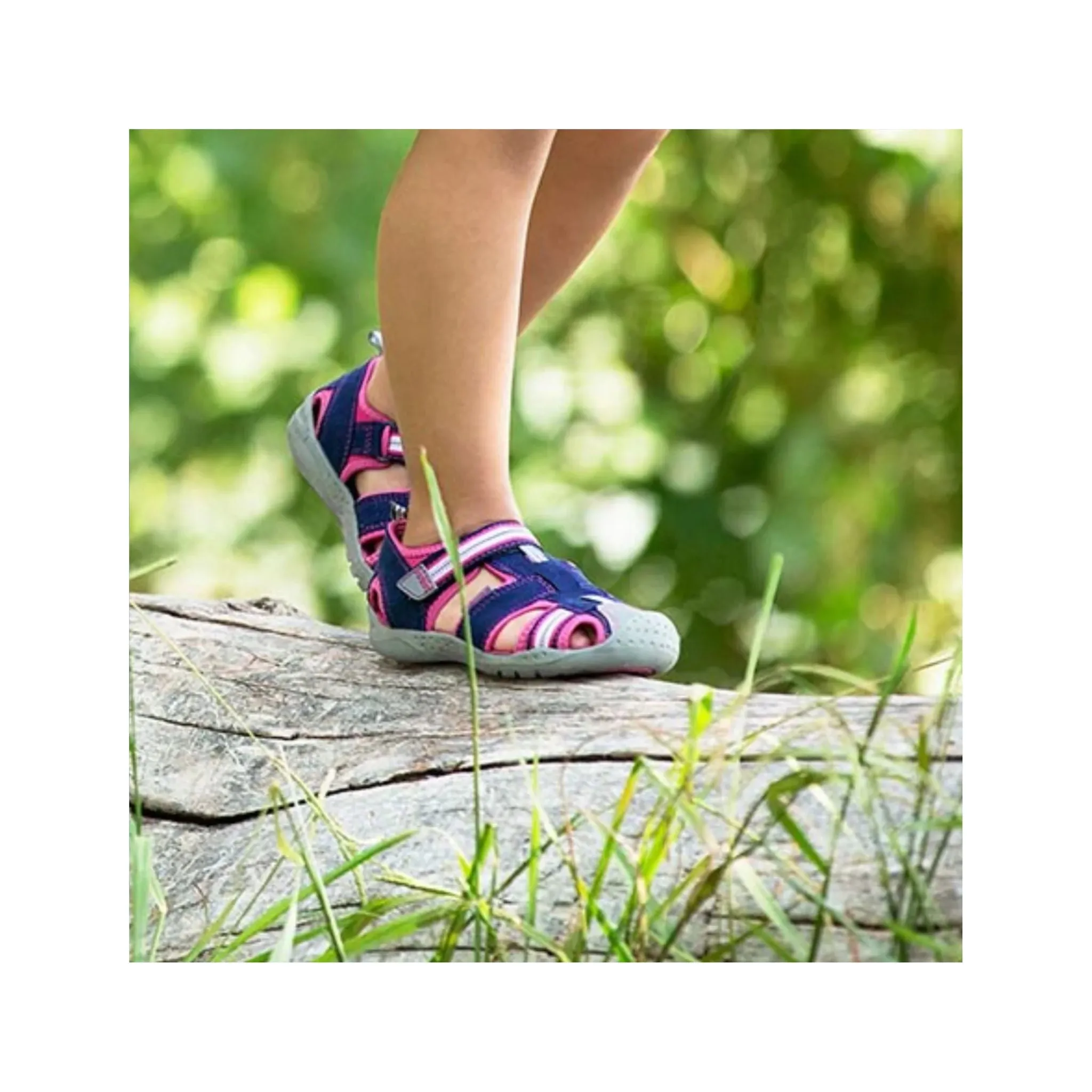 Flex Sahara Navy Pink Adventure Sandals