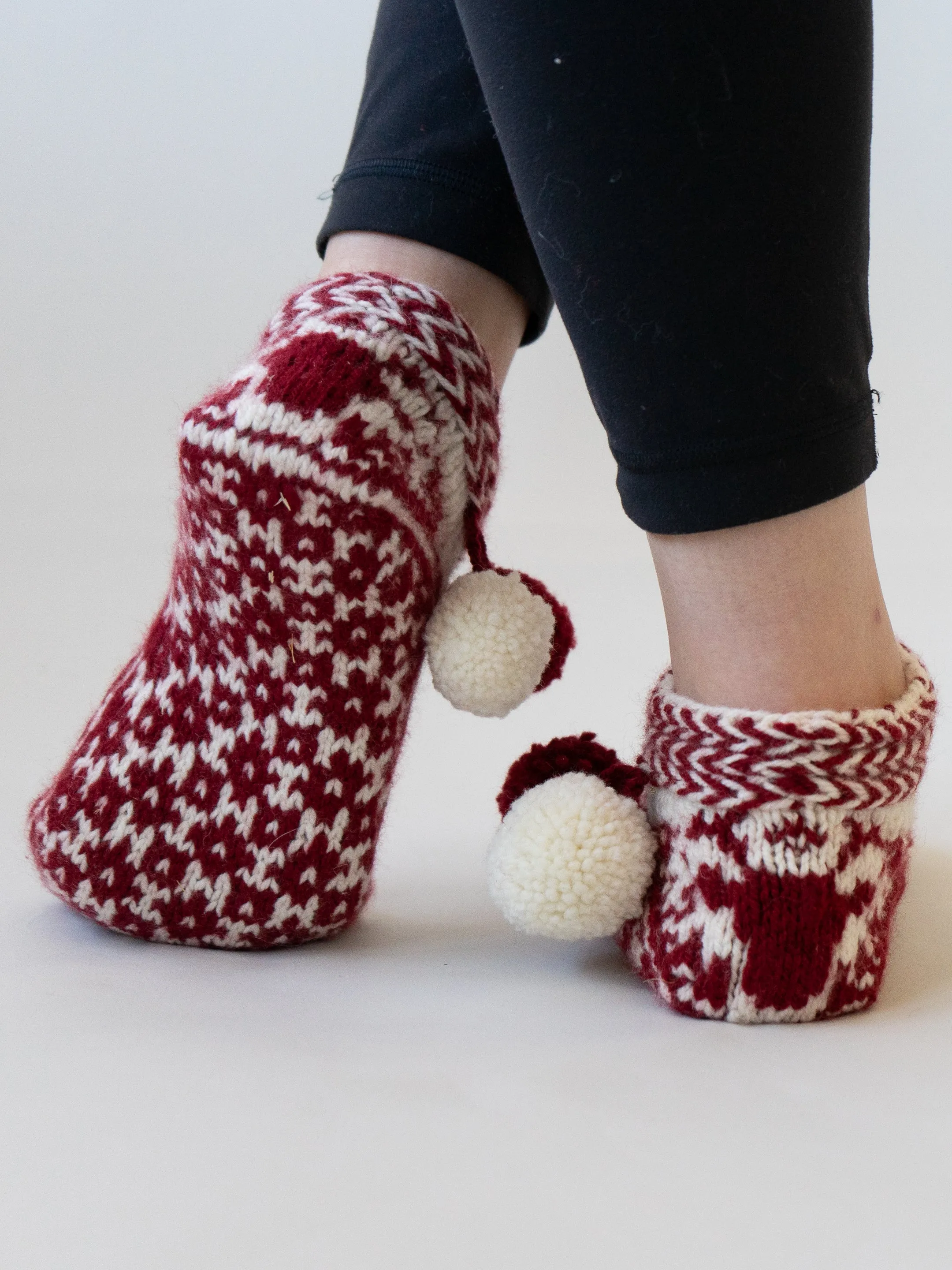 Glad Tidings Slippers by Caitlin Shepherd <br/><small>knitting pattern</small>