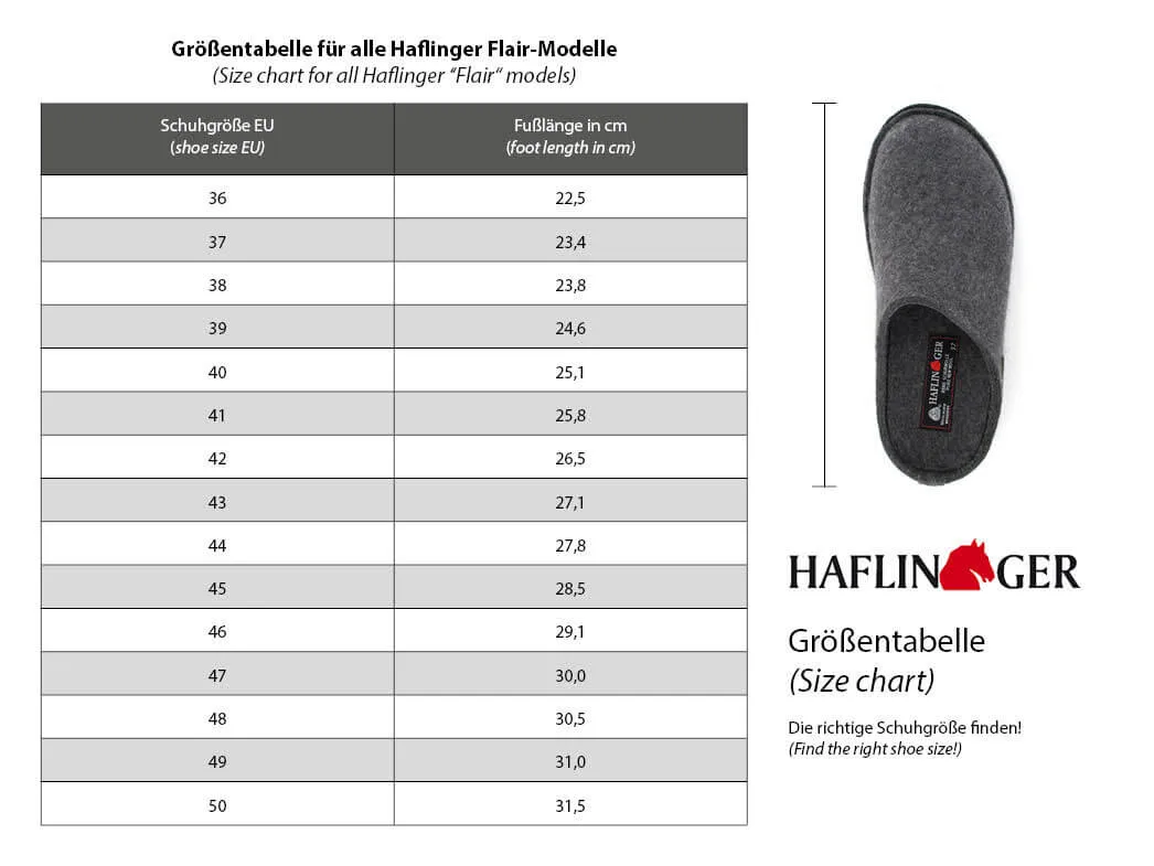 HAFLINGER® House Slippers | Flair Soft, Anthracite