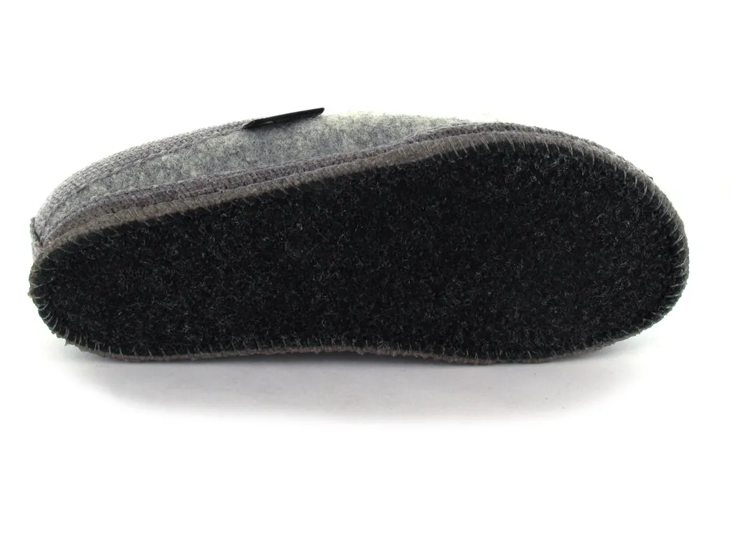 HAFLINGER Slipper | Alaska, Stone Gray