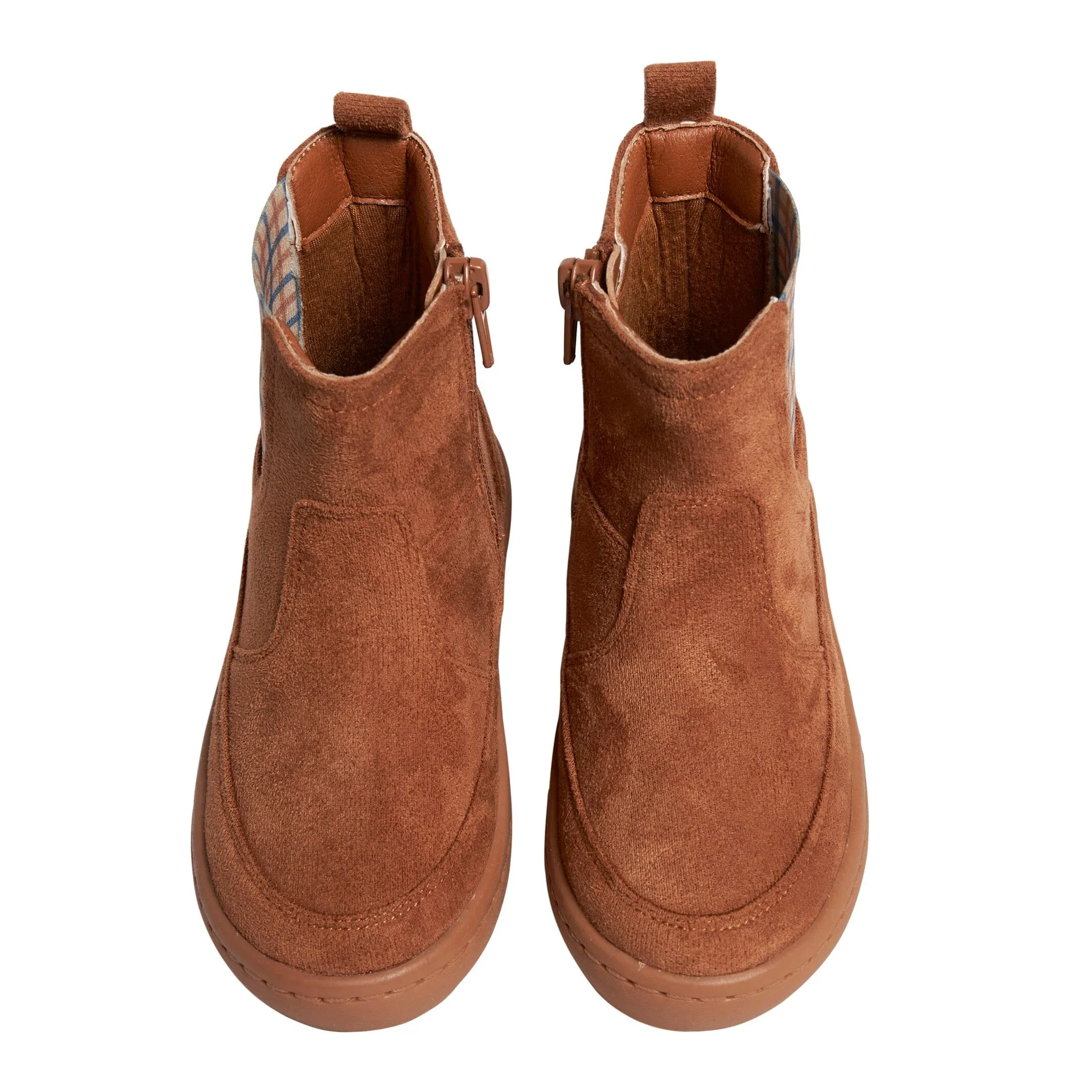 Infant & Toddler Boys Light Medium Brown Chelsea Boot