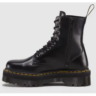 Jadon Black Polished Smooth Boot