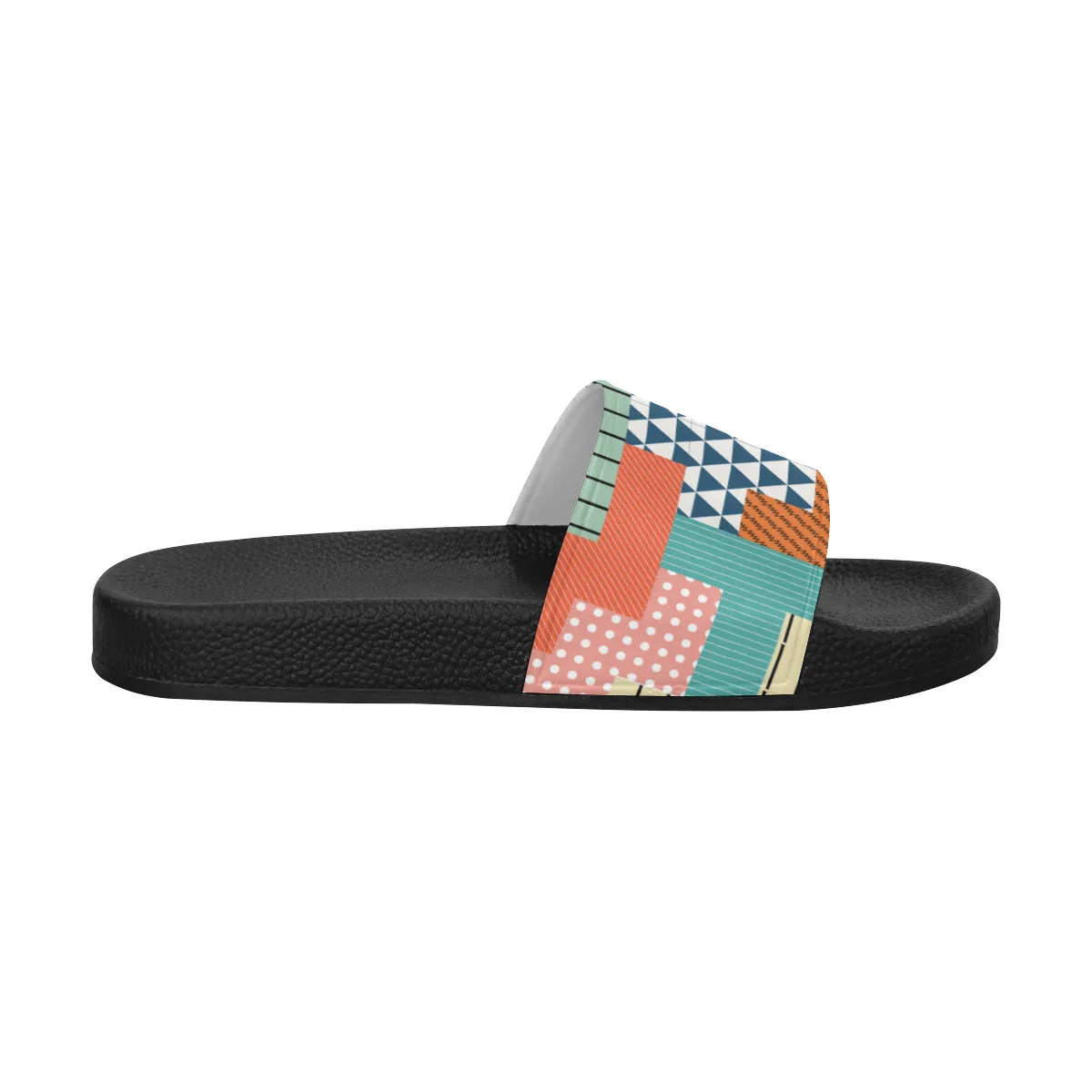 Men's Big Size Puzzle Casual Print Sliders Sandals