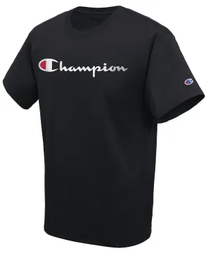 Men's Champion Logo T-Shirt, Black