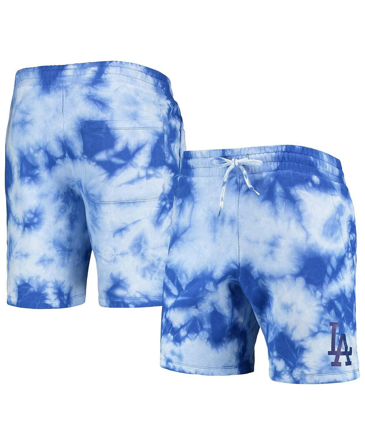 Men's Royal Los Angeles Dodgers Team New Era Dye Shorts