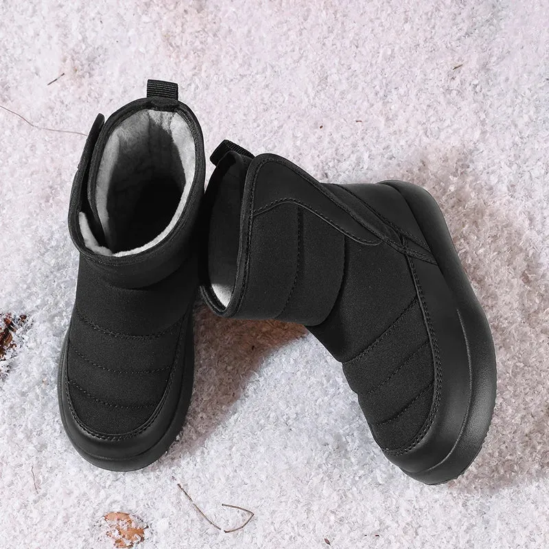 MOF Kids Cozy Guard Kids’ Winter Boots - Plush Waterproof and Anti-Slip