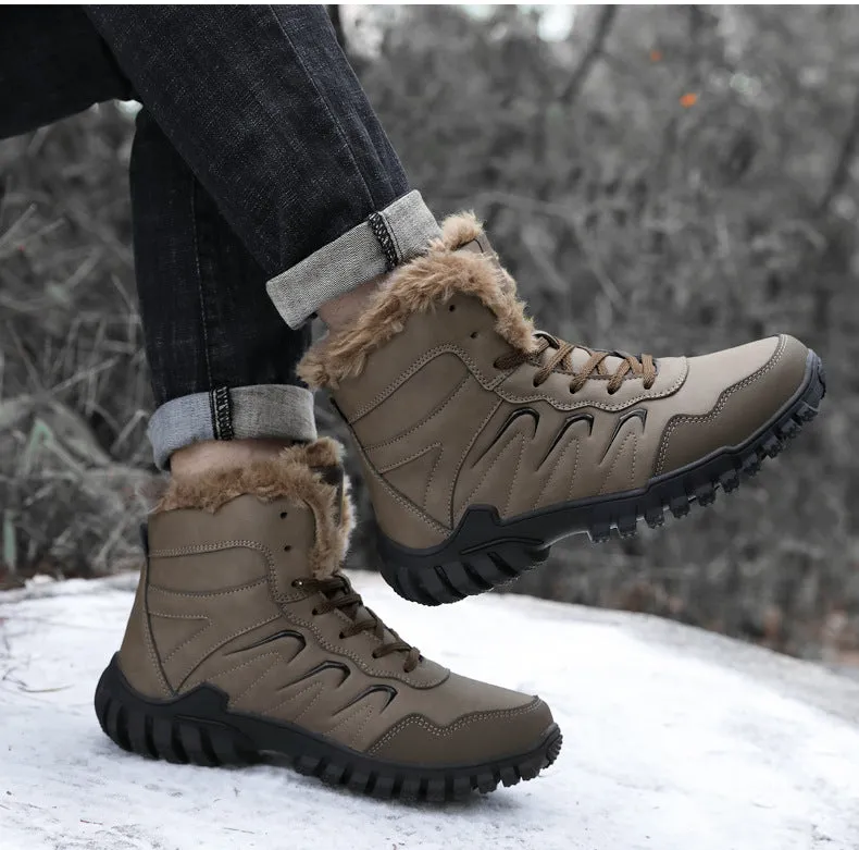 Owlkay High Top Daily Leisure Thick Soled Boots