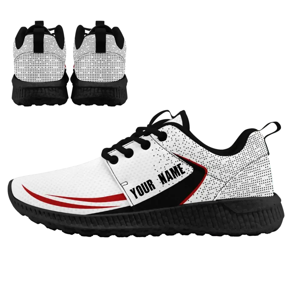 Personalized Light-Weight Sneakers, Custom Mesh Sports Shoes, Custom Breathable Walking Shoes