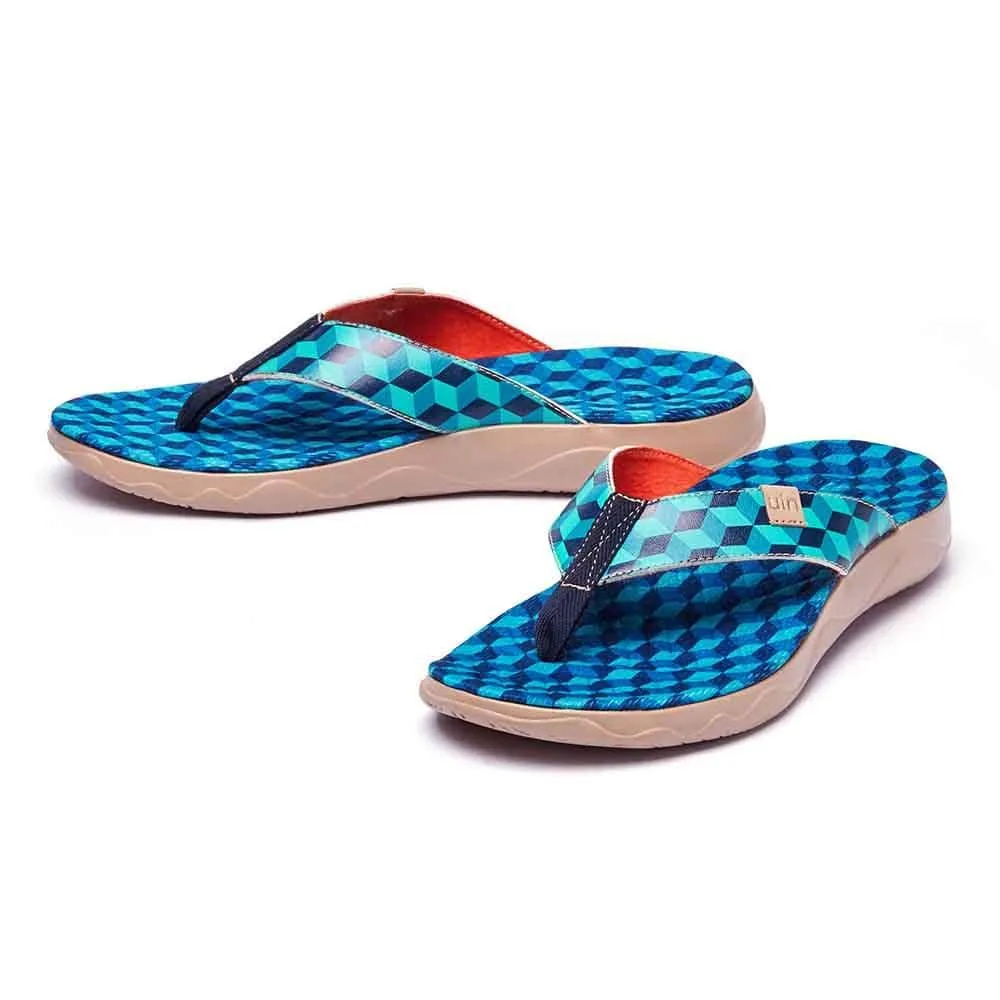 Rubik's Cube Men Majorca Flip Flops