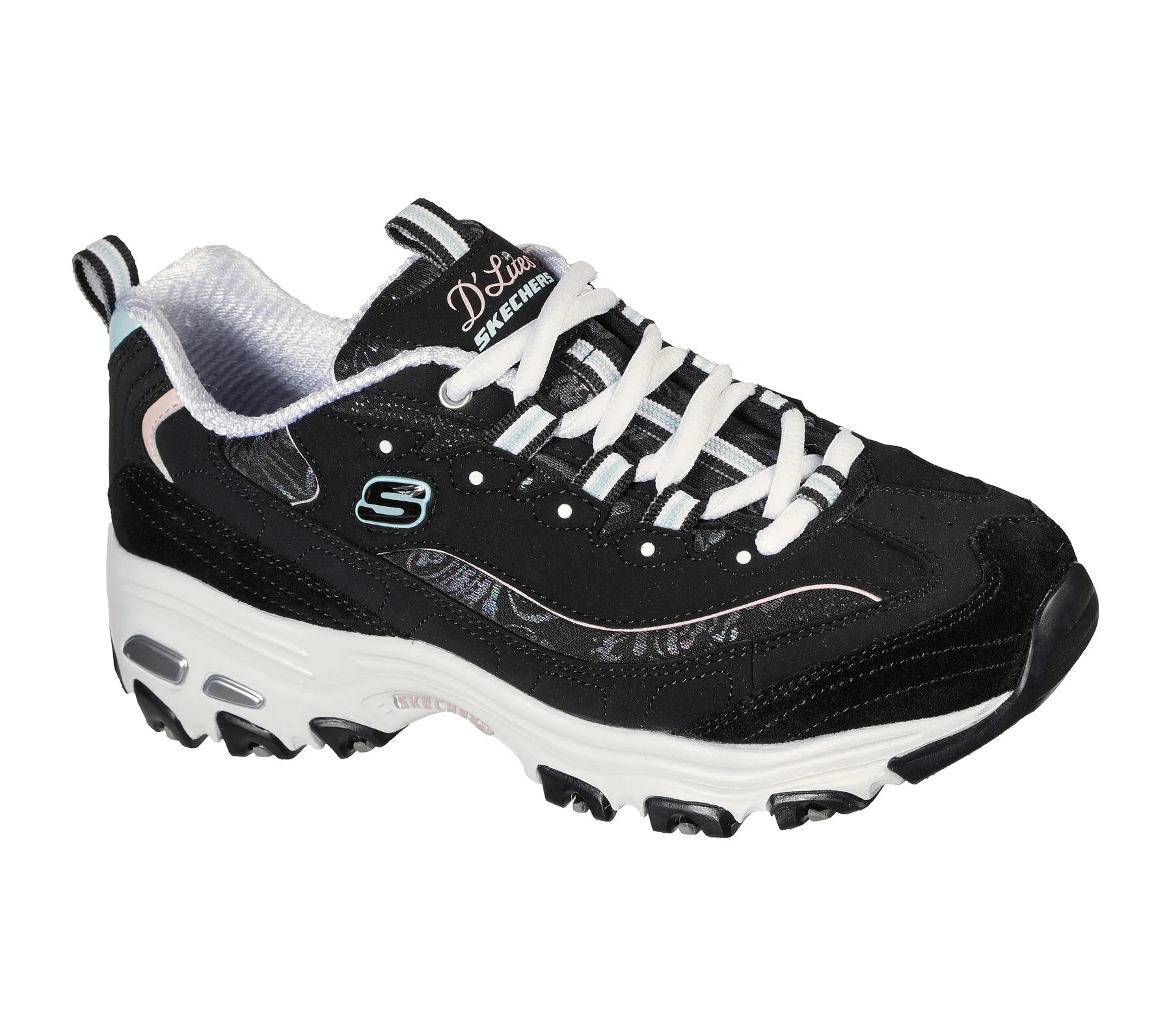 Skechers Women's D'Lites Sparkling Rain Sneaker