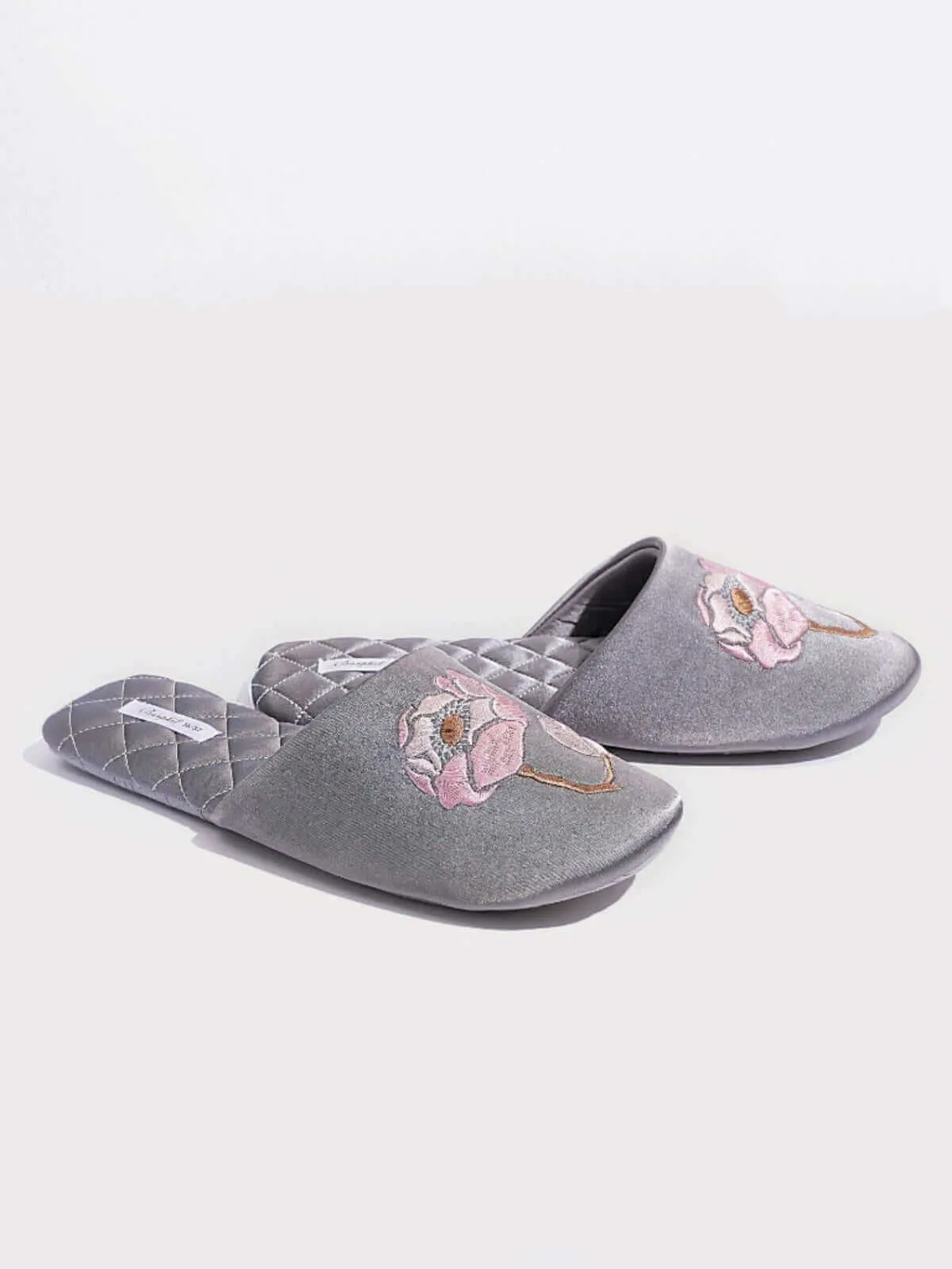 Soft Sole Floral Print Slippers