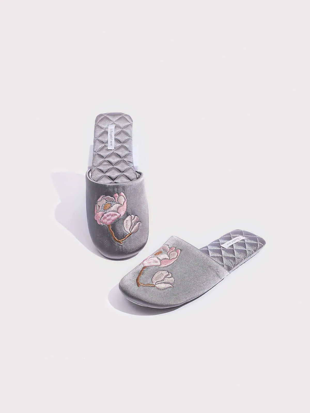 Soft Sole Floral Print Slippers