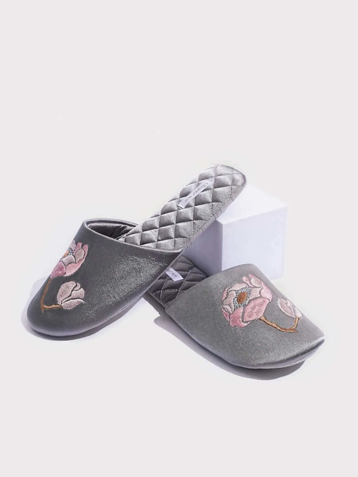 Soft Sole Floral Print Slippers