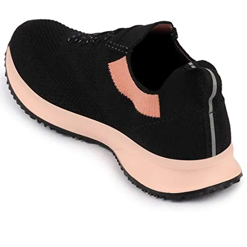 Sparx Women's Black Light Pink Sports Shoes-6 Kids UK (SX0167L)