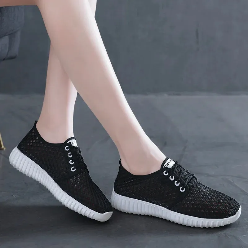 TEEK - Mesh Breathable Lace Up Sneakers