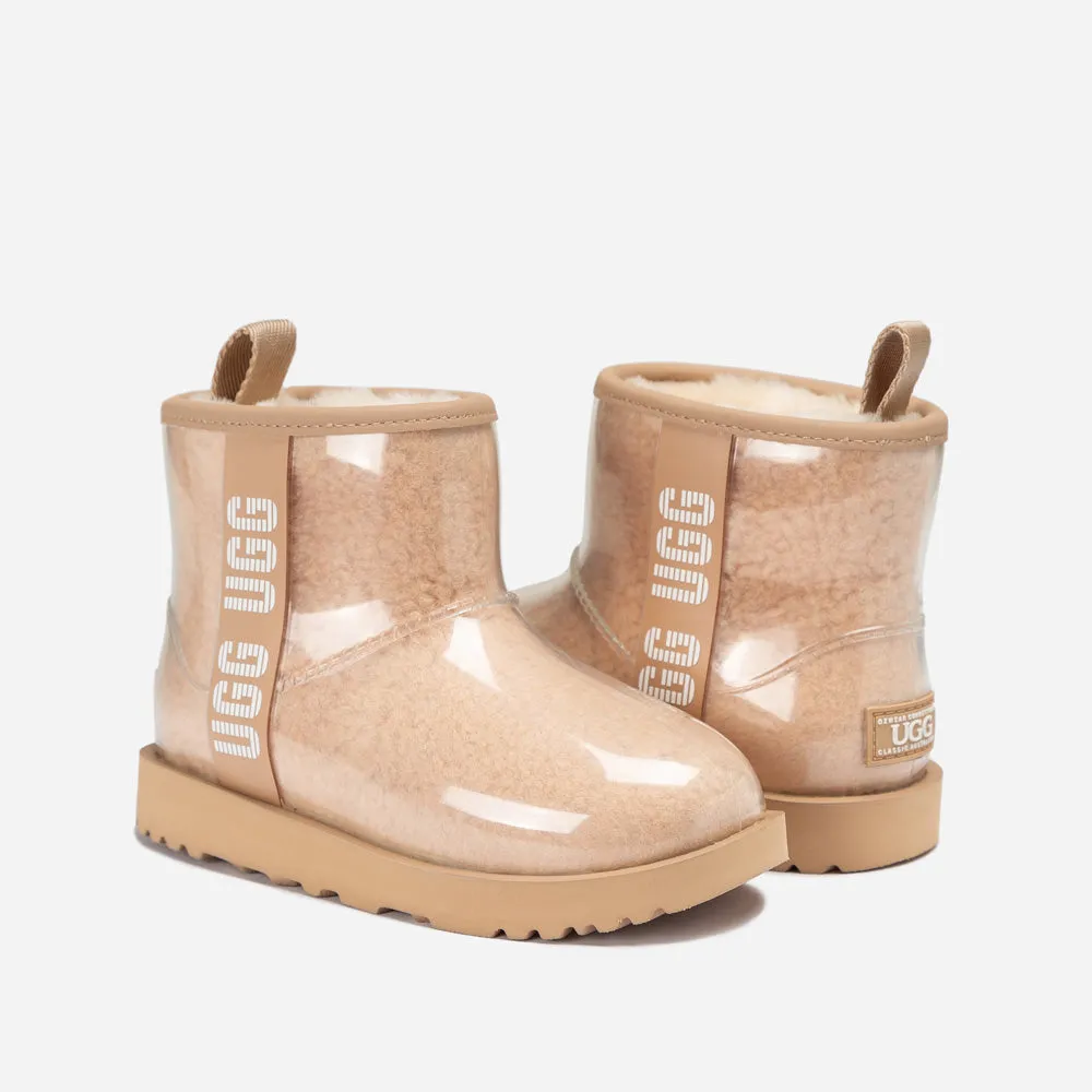 Ugg Classic Kids Clear Boots (Waterproof) (Glow in The Dark)