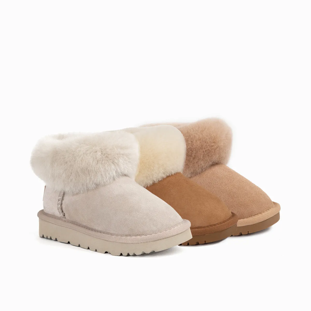 Ugg Kids Classic Fluff Mini Boots ( Water Resistant)