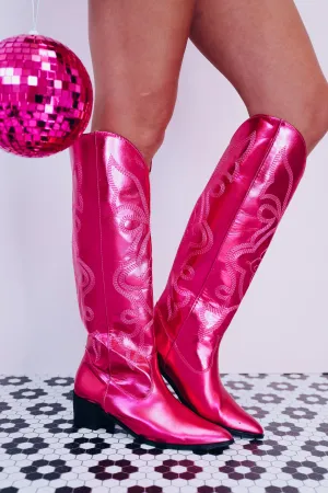 Walking Tall Western Boots - Pink