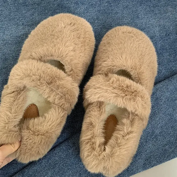 Warm Sheepskin Ballet Flats