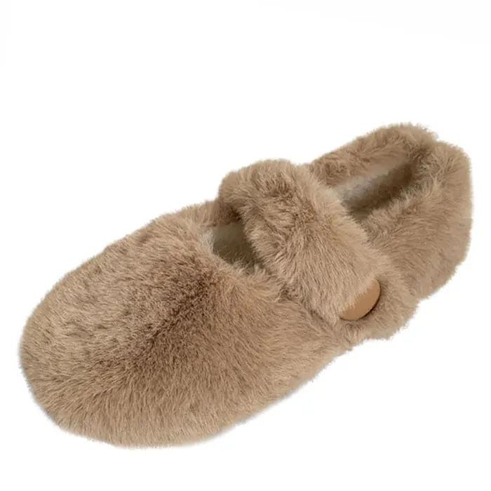 Warm Sheepskin Ballet Flats