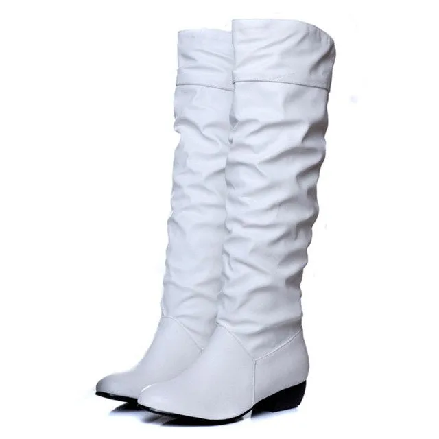 Warm Winter knee-high Boots Woman Shoes