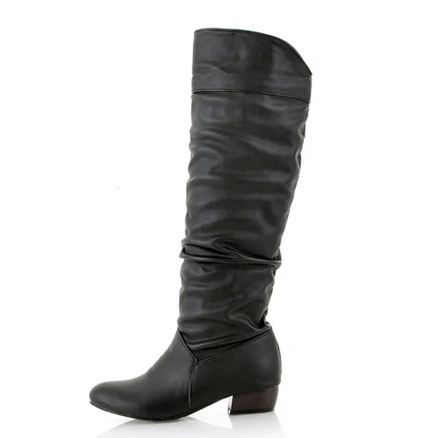 Warm Winter knee-high Boots Woman Shoes