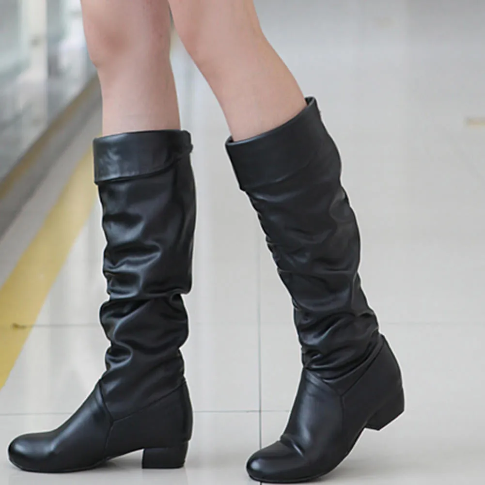 Warm Winter knee-high Boots Woman Shoes