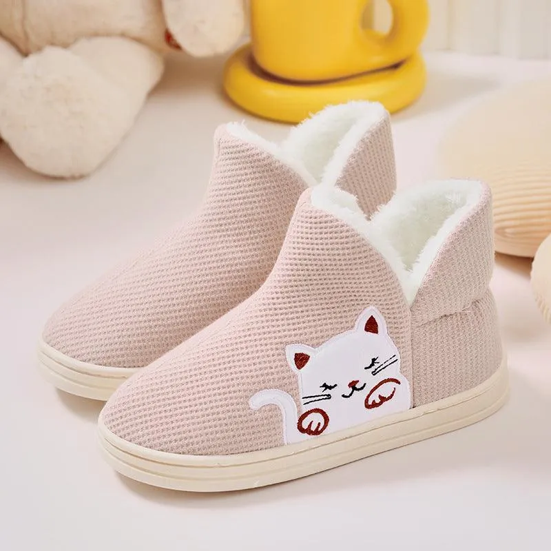 Women's Home Indoor Warm Maternity Shoes  Cotton Slippers