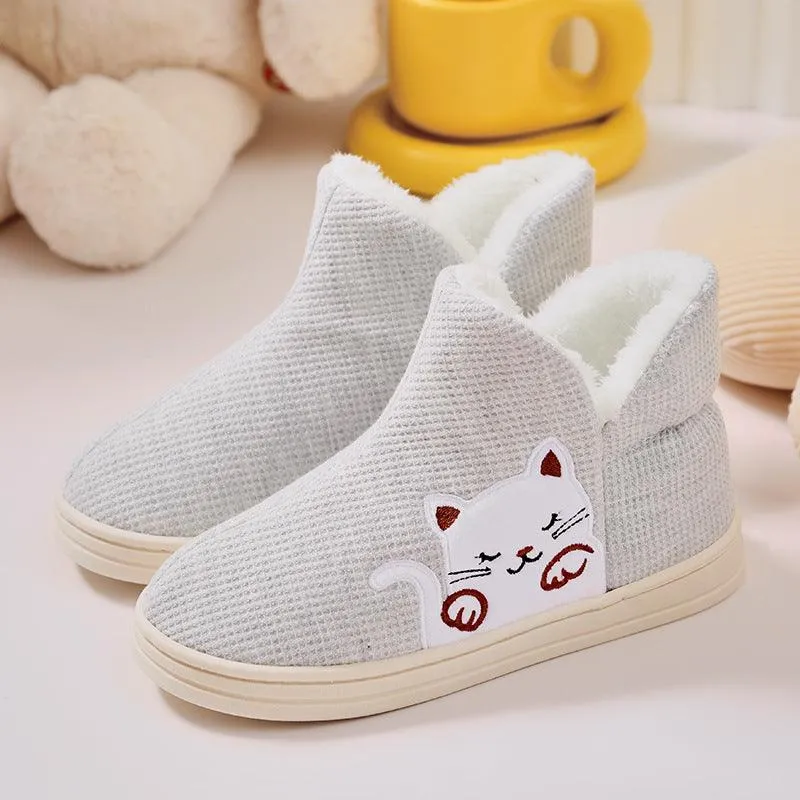 Women's Home Indoor Warm Maternity Shoes  Cotton Slippers