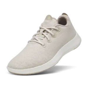 Women's Wool Runner Mizzles - Stony Cream (Natural White Sole)