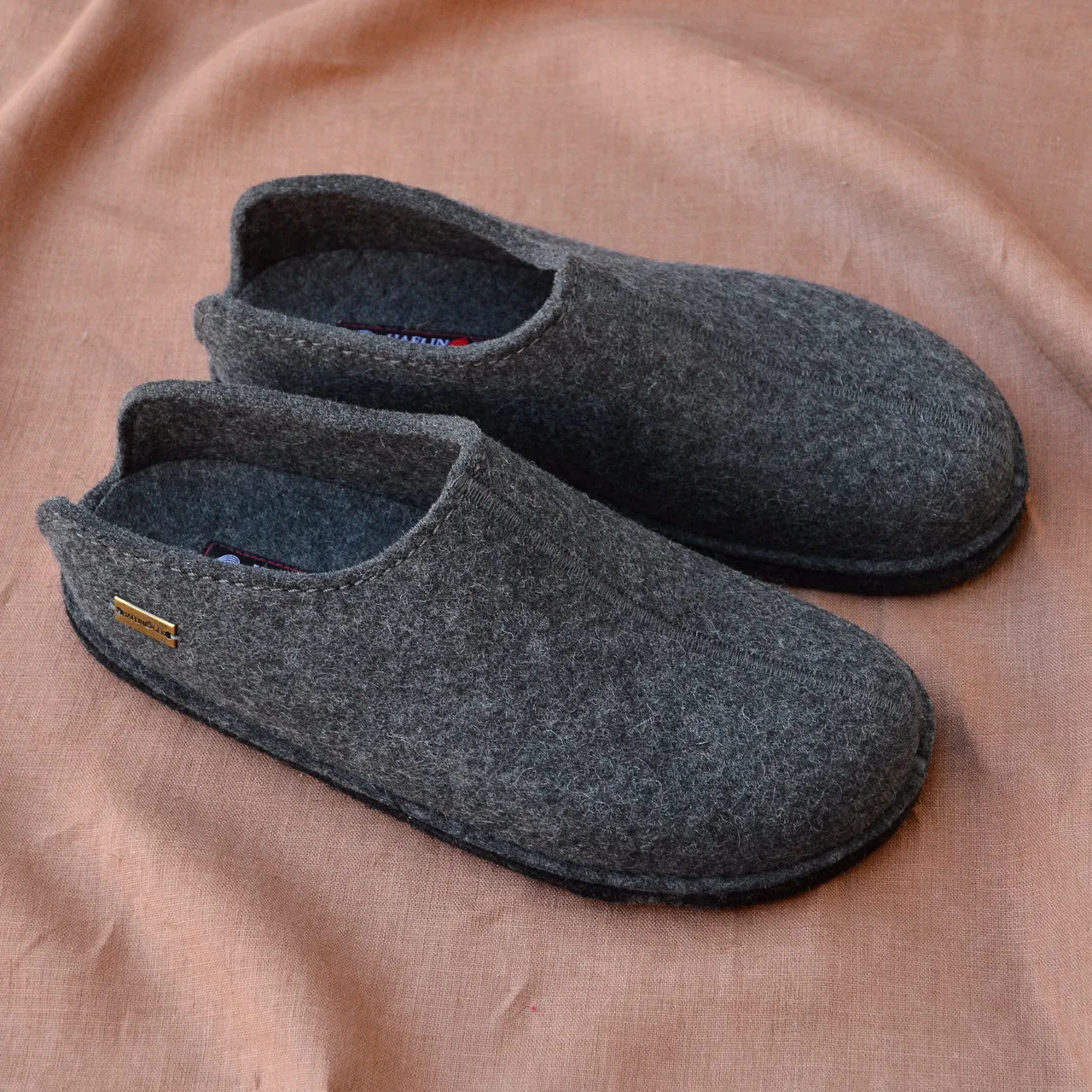 Wool Felt Slippers - Flair Smily - Anthracite AW23 (Adults 36-46)