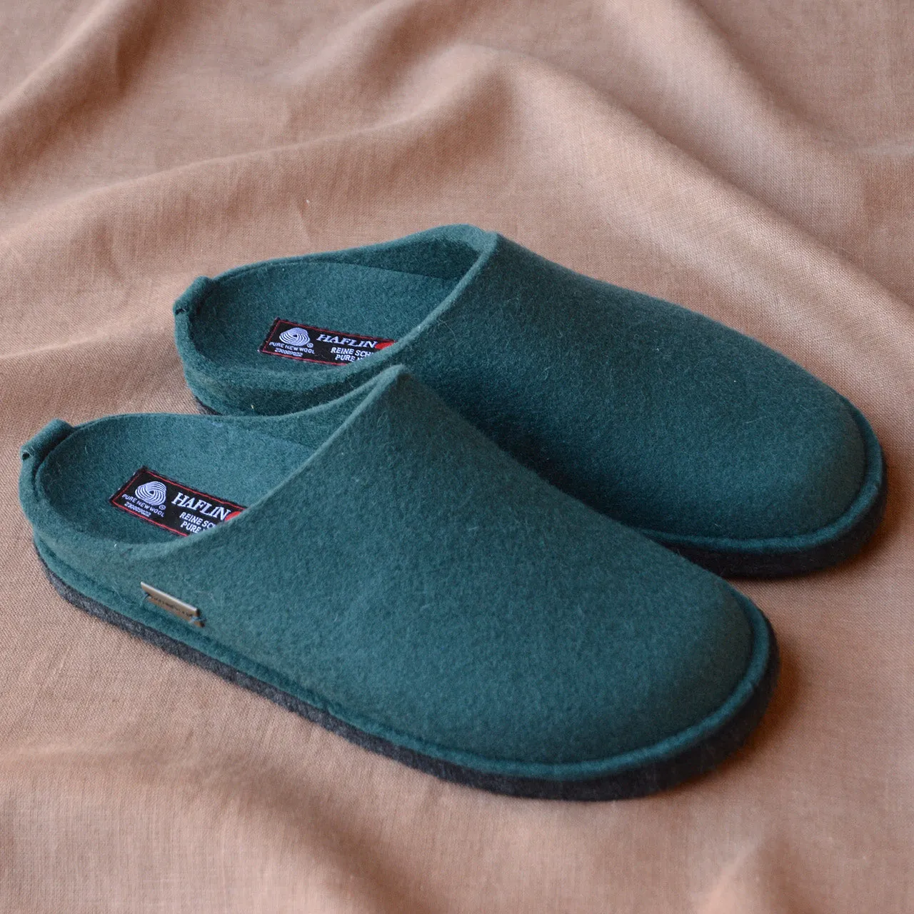 Wool Felt Slippers - Flair Soft - Pine (Adults 36-46)