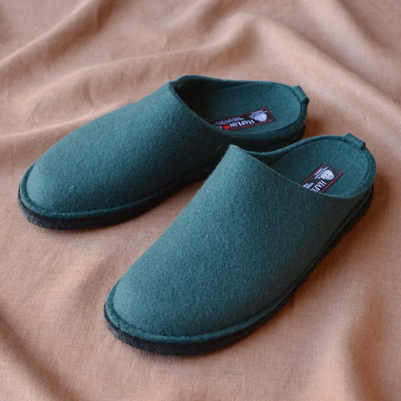 Wool Felt Slippers - Flair Soft - Pine (Adults 36-46)