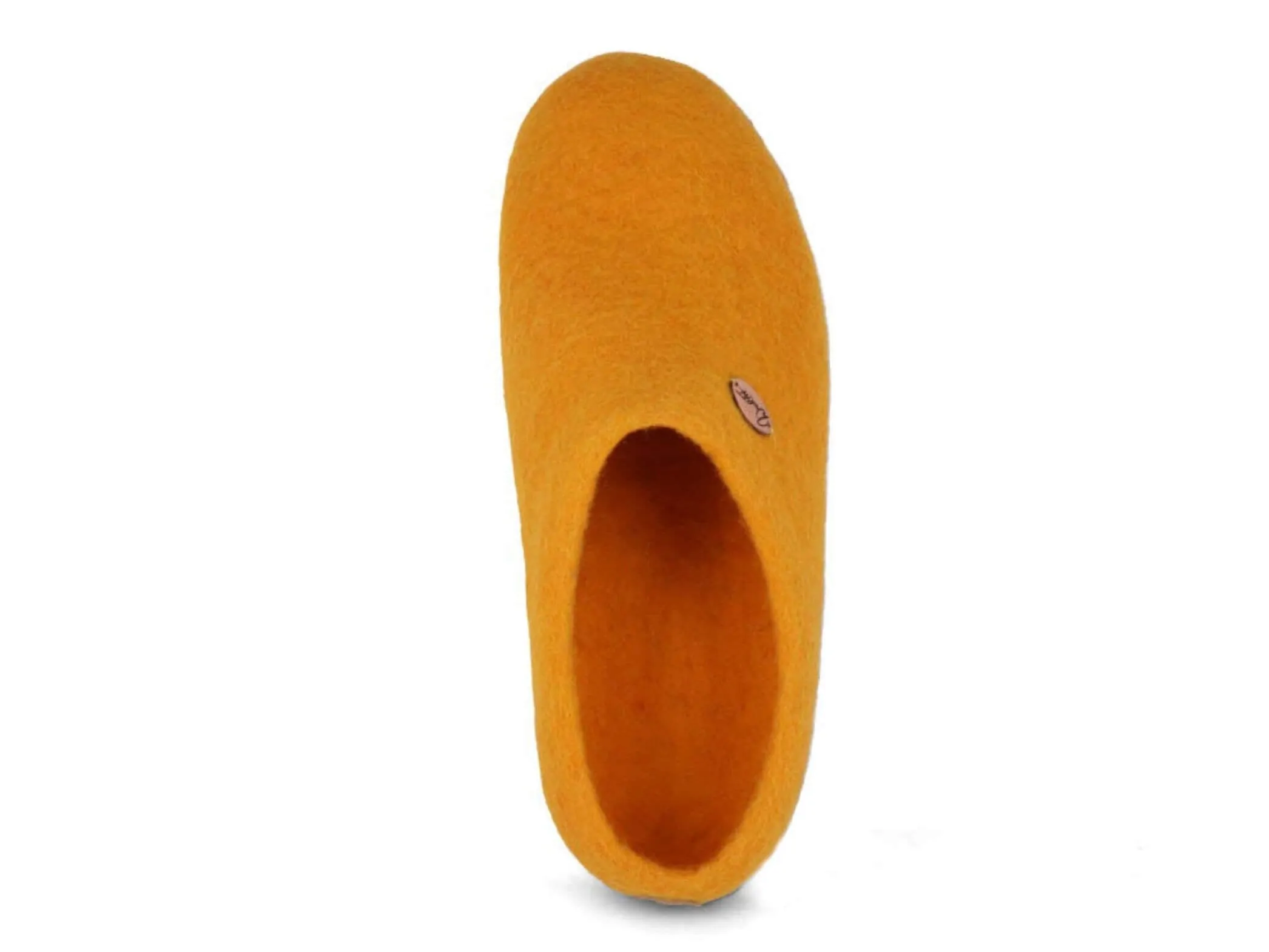 WoolFit Footprint | Felt Slippers with Footbed & Leather Sole