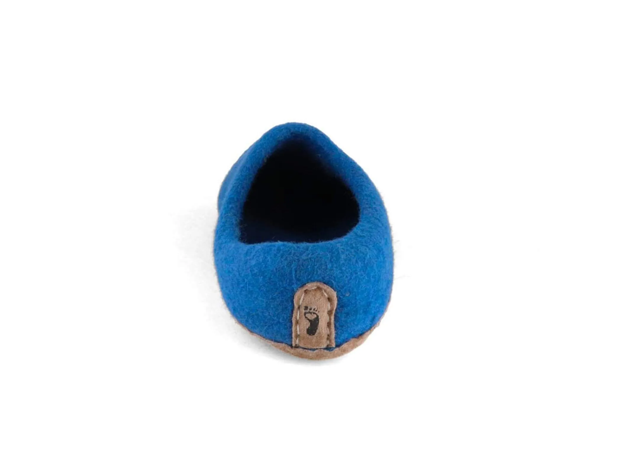 WoolFit Footprint | Felt Slippers with Footbed & Leather Sole