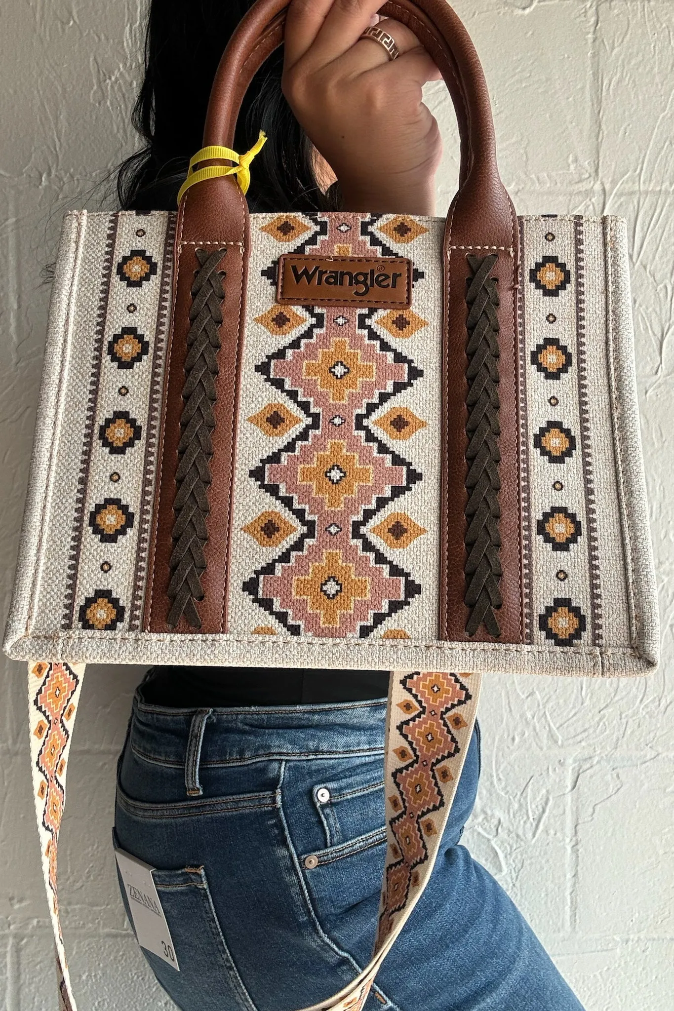 WRANGLER: SOUTHWESTERN CROSSBODY TOTE BAG